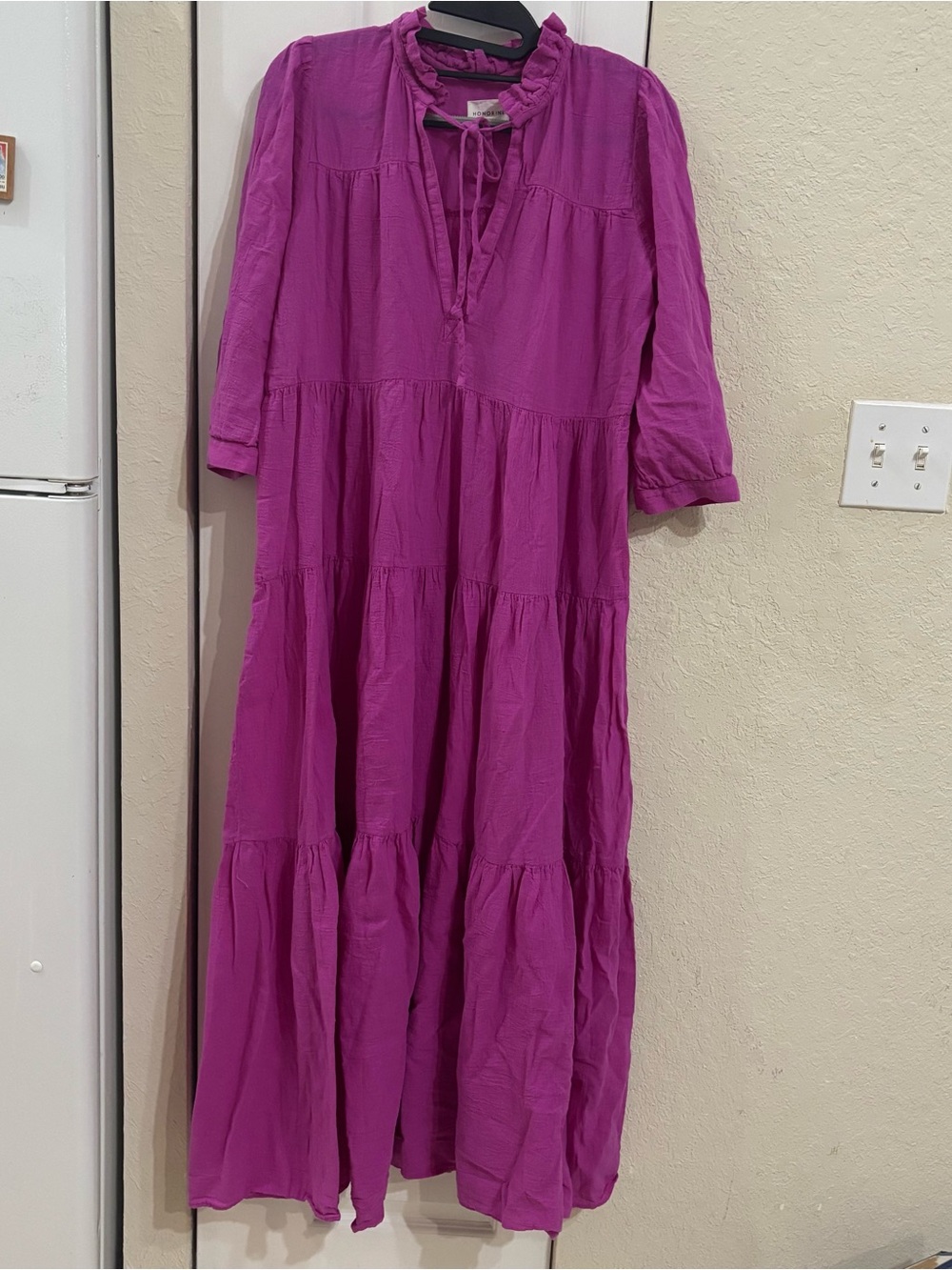 Honorine Long Giselle Dress in Petunia - Picture 3 of 9